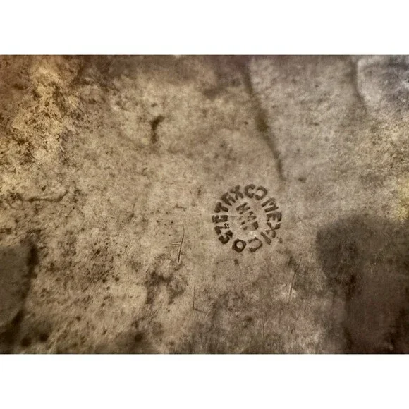 Signed HMP MEXICO Sterling Silver Turquoise Inlay Bangle Bracelet - Picture 5 of 5